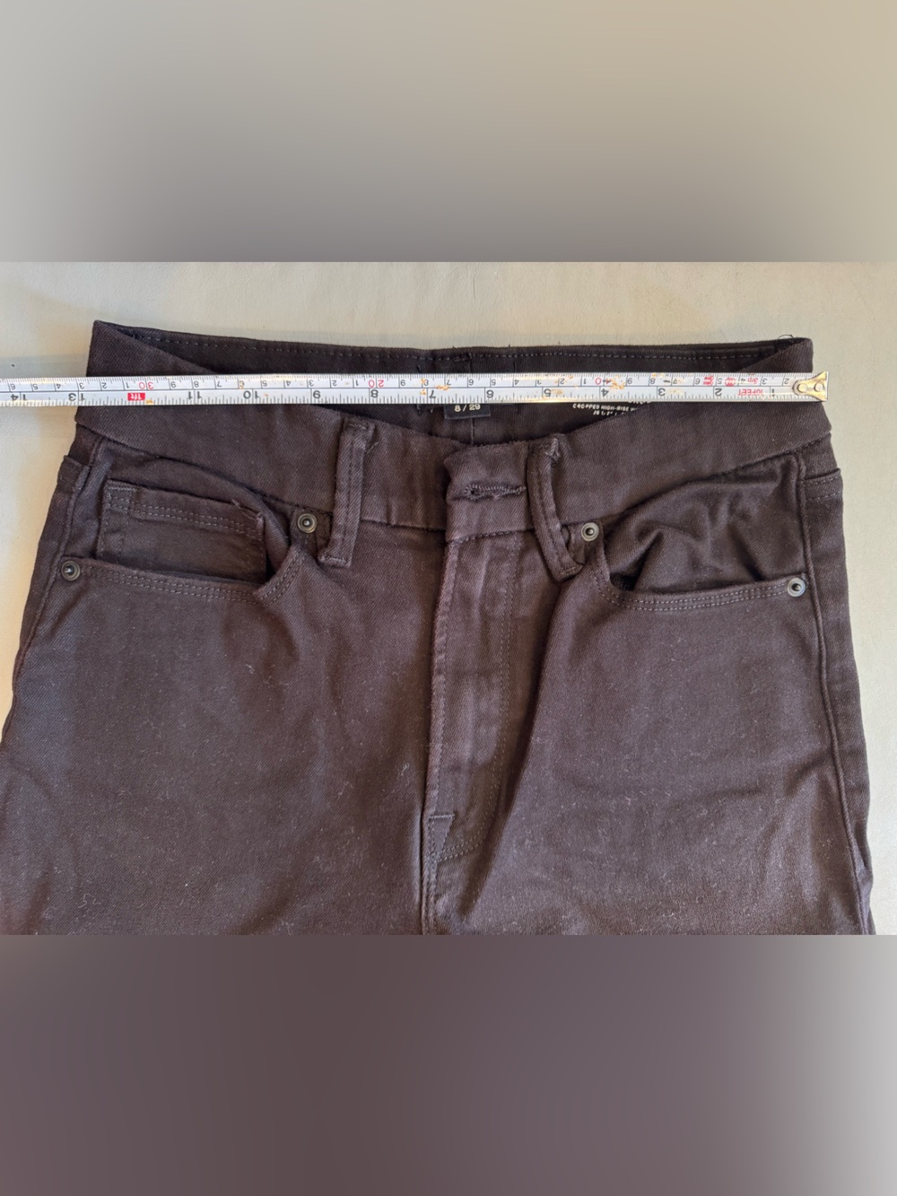 Good American Good Waist Cropped Palazzo Jeans (Size 8) - Picture 6 of 10